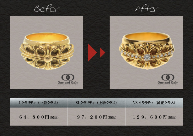 CHROME HEARTS フローラルクロス22K