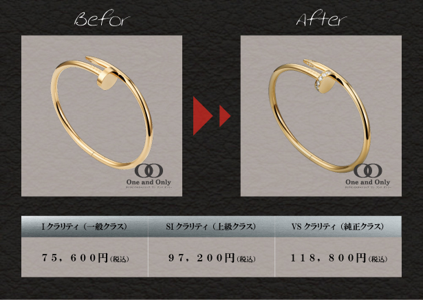 Cartier ジュストアンクルブレスレット YG